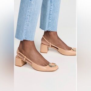 NWOT larroude block heels size 9